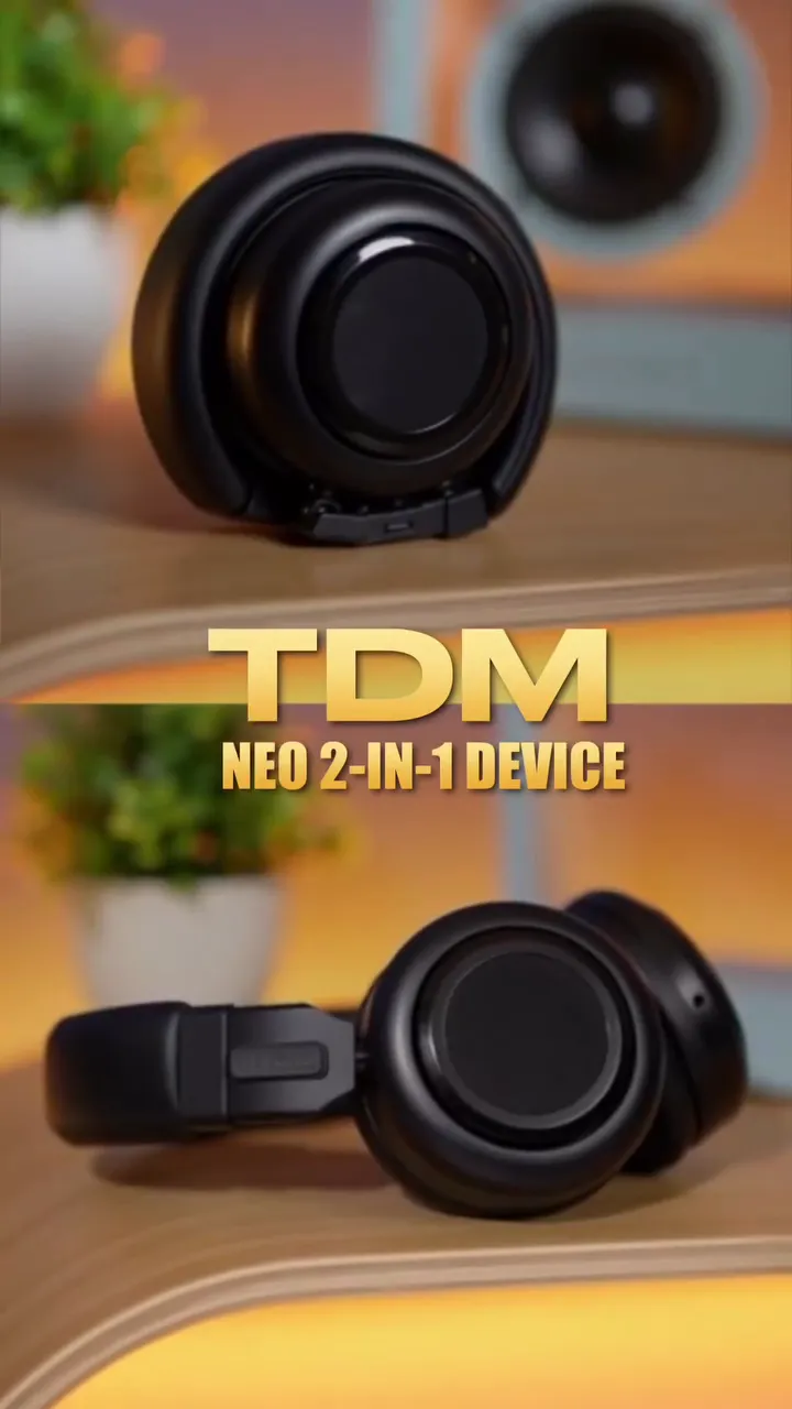 ππ§ TDM Neo Transforming Headphones β 2-in-1 Bluetooth Headphone & Portable Speaker with Deep Bass π₯ - Image 7