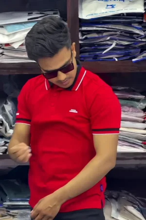 👕 Men’s Slim Fit Polo T-Shirt – Comfortable Half Sleeve Casual Wear Tee ✨