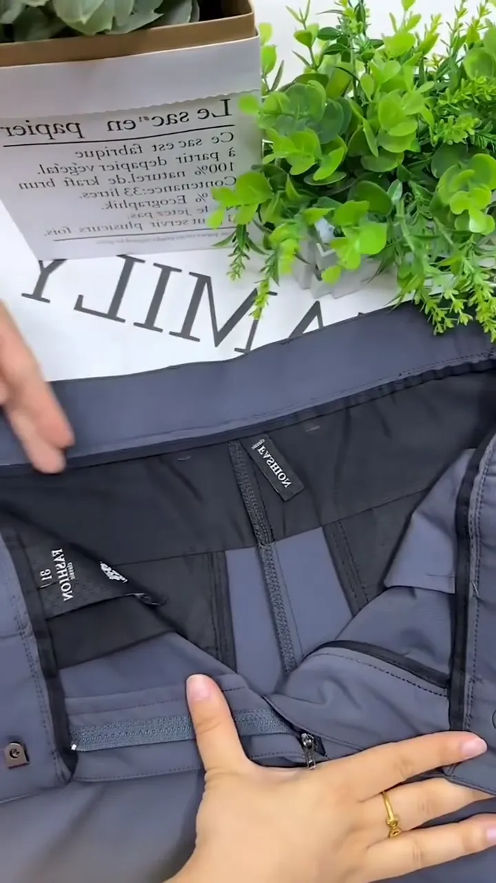 Premium Convertible Cargo Hiking Pants, Elastic Waist, Quick-Dry Fabric, Perfect for Trekking, Gym, Outdoor Activities - Image 3